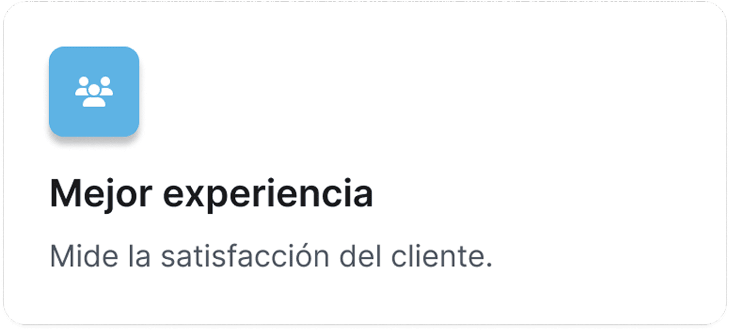 Mejor experiencia