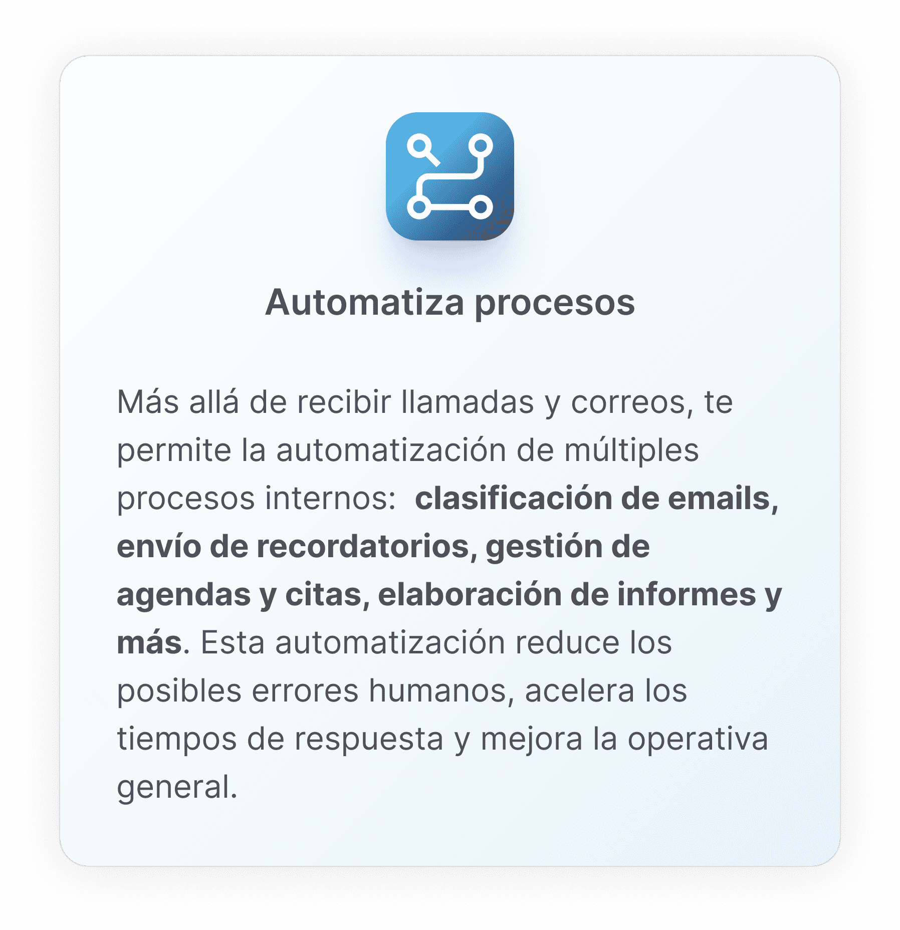 Atencion al cliente Automatiza procesos