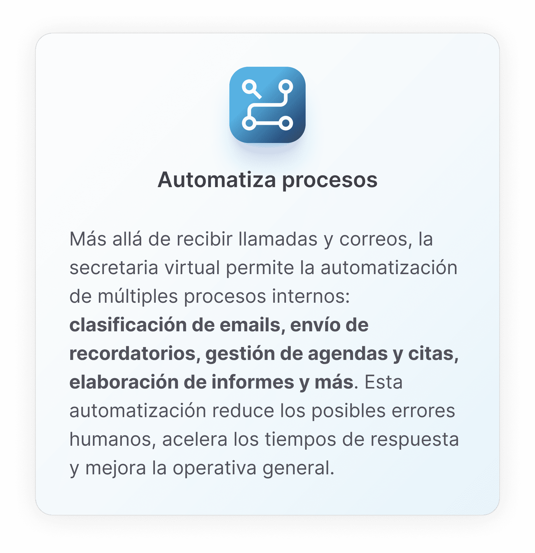 Automatiza procesos