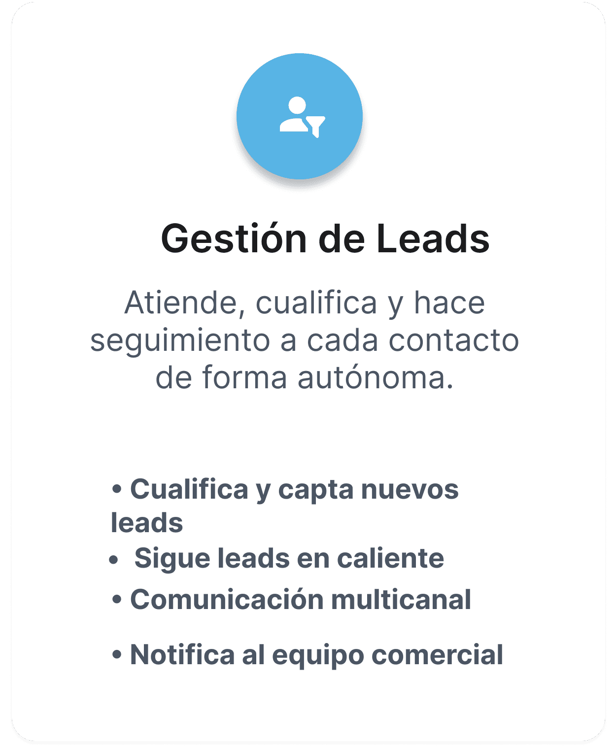 Gestión de Leads