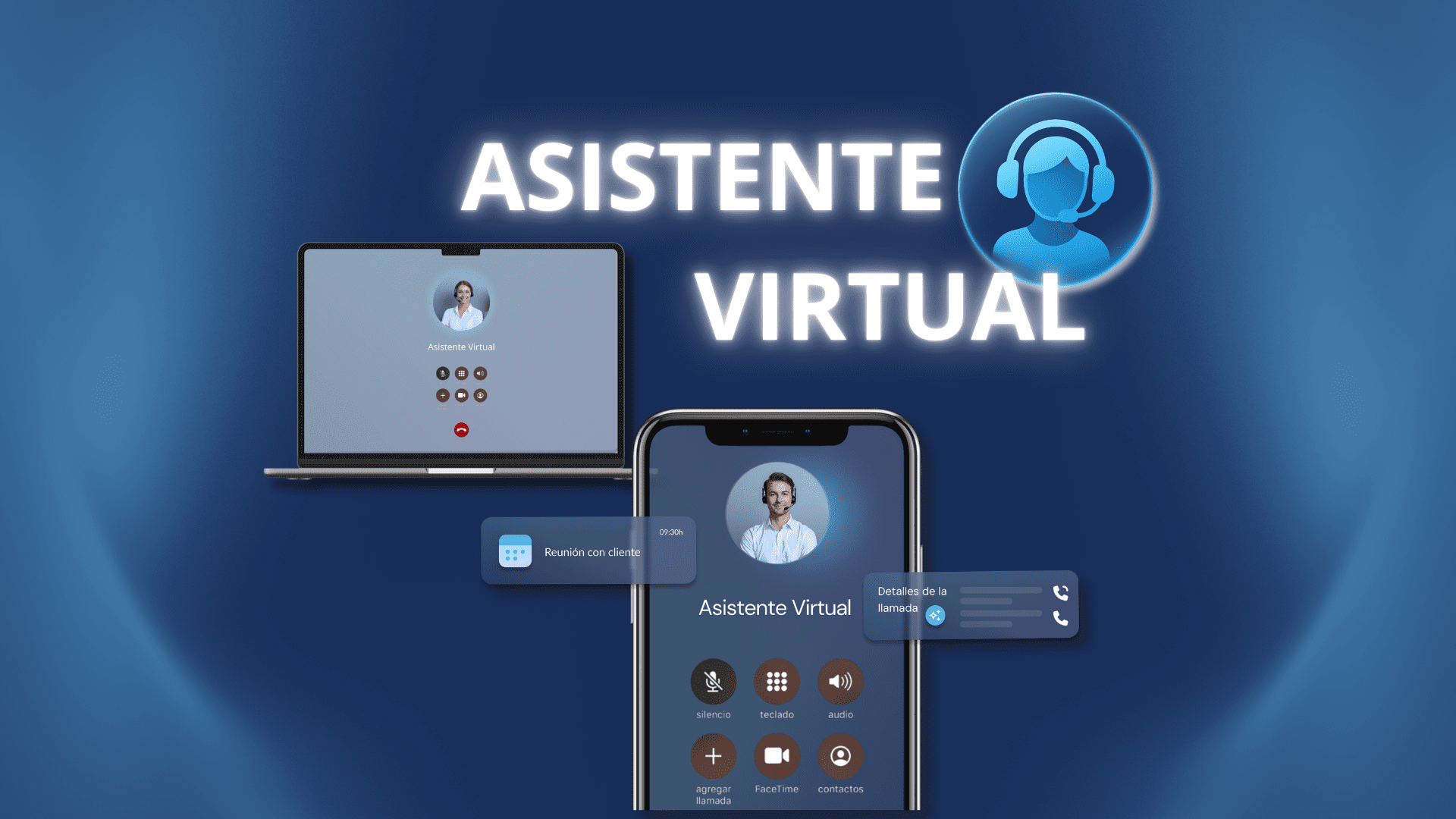 Asistente virtual atención al cliente empresa
